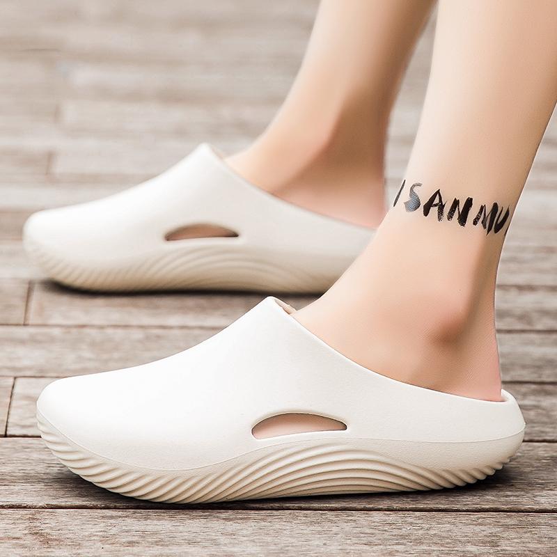 2025 New Men Slippers Indoor Garden Clogs Water Proof Chef Shoes Beach Sandal Slippers For Pet Workers Outdoor Fishing Shoes