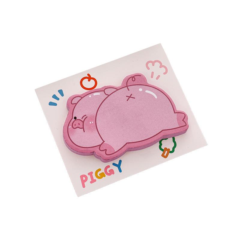 Канцелярские товары Kawaii Студенческая тетрадь Портативный блокнот для заметок Креативная бумага Наклейки «N раз» с милыми маленькими животными Офисные и школьные принадлежности