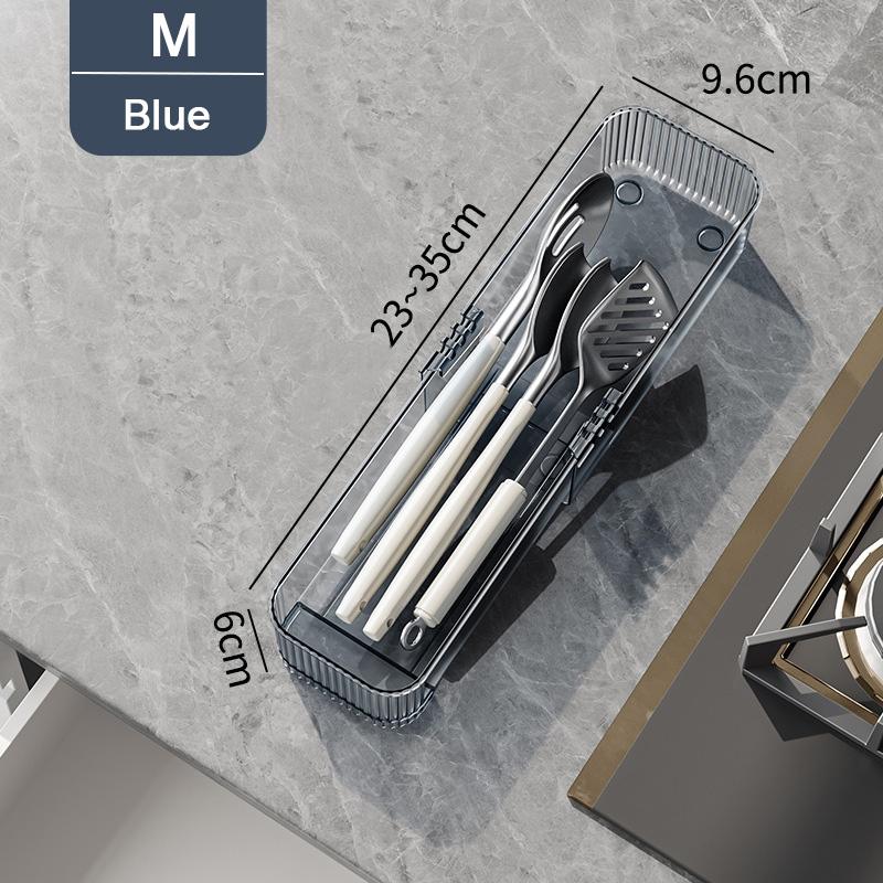 Органайзер для выдвижного ящика для столовых приборов Регулируемая корзина для хранения столовых приборов Разделитель для хранения столовых приборов Органайзер для косметики