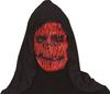 Hooded Horror Pumpkin Mask Skinless Face