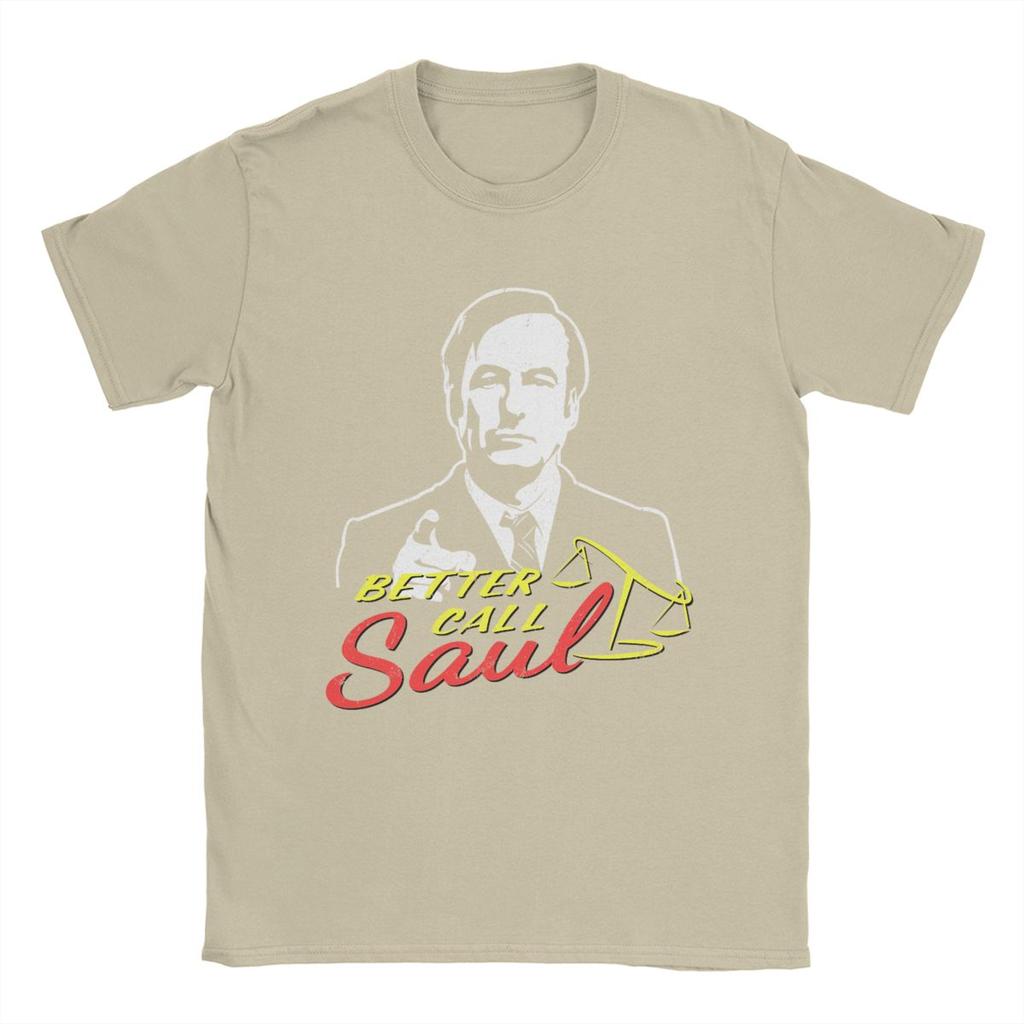 Vintage Better Call Saul T-Shirt for Men Crewneck 100% Cotton T Shirts Short Sleeve Tees Party Clothing