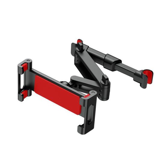 Крепление на подголовник заднего сиденья, прочный держатель для планшета и телефона с металлическим замком и силиконовыми ручками, выдвижной автомобильный аксессуар для семейных путешествий