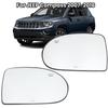 Стеклянная линза зеркала заднего вида для Jeep Compass 2007 2008 2009 2010 2011 2012-2016 Стеклянная линза зеркала бокового вида с подогревом Автоаксессуары