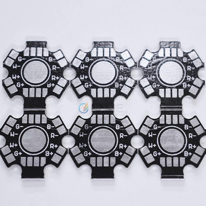 Мощные светодиодные лампы: Шестиугольное основание из алюминия для печатной платы, 2-8 футов, 1 Вт3 Вт5 Вт, для рассеивания тепла фонарика