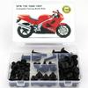 Подходит для Honda VFR 750 1990-1997 Мотоцикл Полный комплект болтов для пластика Стальные винты для кузова Клипсы для пластика Гайки
