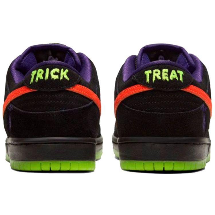 Nike Кроссовки унисекс Dunk Low SB Night of Mischief черные Total-Orange-Court-Purple-Volt BQ6817-006