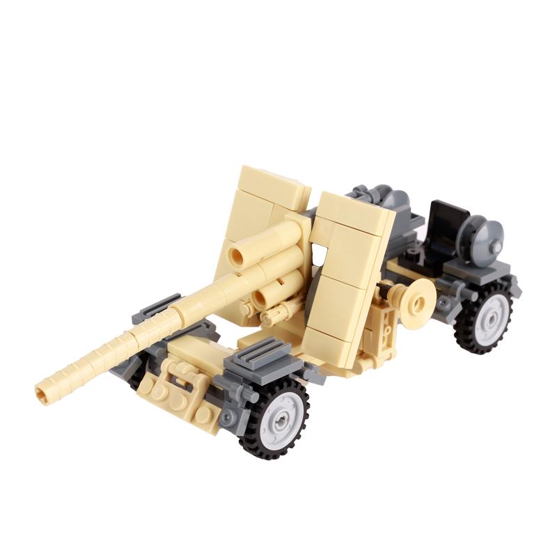 Конструктор MOC Игрушки Военный Автомобиль Транспортное Средство Танк WW2 Оружие Строительные Блоки Игрушка Немецкий Американский Солдат Бронированный Артиллерийский Грузовик Подарок Мальчикам