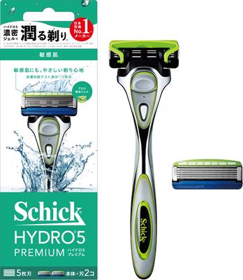 Schick Hydro 5 Premium Sensitive Skin Holder лезвие 1 сменное бритвенное лезвие Silver (с + лезвием)