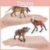 Имитация дикого животного, модель волка, орнамент для детей, обучающие игрушки и декор для комнаты