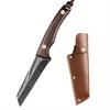 Knife Kitchen Knife Hand Forged Multipurpose Utility Chef Knife Boning Cleaver Pocket Knife Wooden Handle Fruit Slicing Butcher