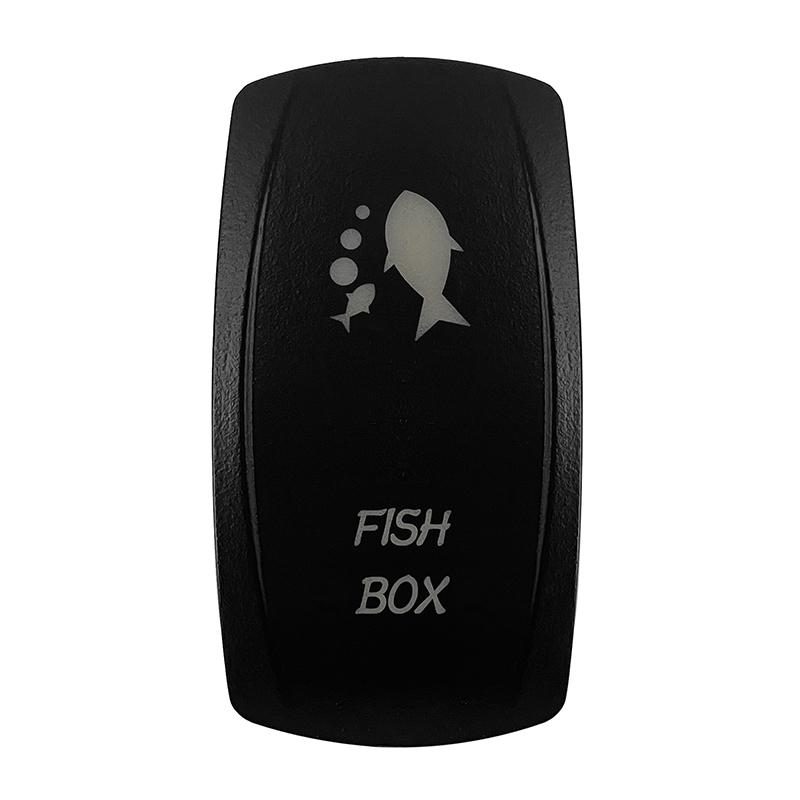 CUSTOM Dual RED Led Laser Etched Rocker Switch ON-OFF ON-OFF-ON (SPST DPDT) for ARB/Carling/NARVA 4x4 Caravan Accessories SUV