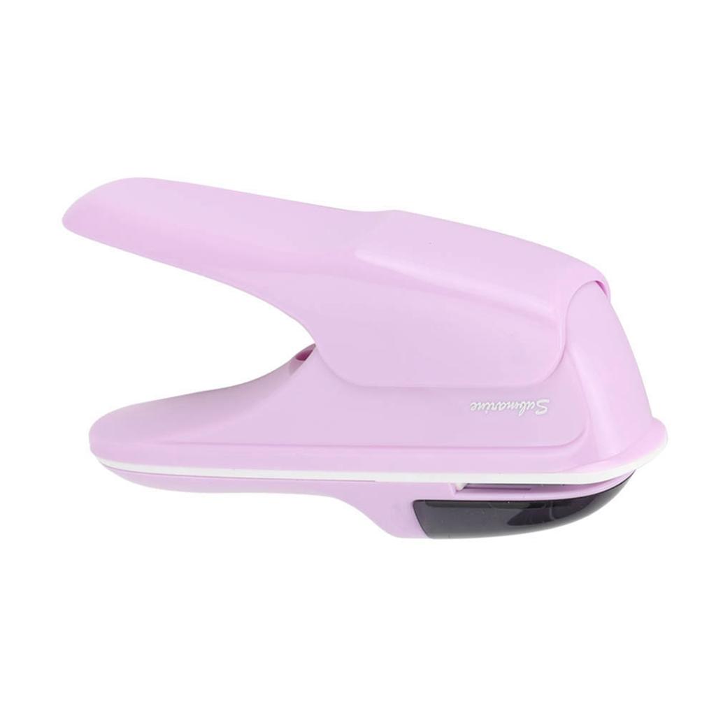 Степлер для сшивания книг из АБС-пластика без скоб(фиолетовый)