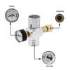 Мини-регулятор газа CO2 Зарядное устройство CO2 0-60 PSI Зарядное устройство для кега Пивной кегератор Портативный мини-регулятор для бочонка
