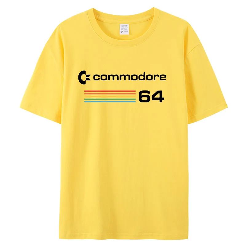Commodore 64 Summer Fashion High Quality 100 Cotton Breathable and Comfortable TShirt Mens Tops Casual Fashion Street Wear