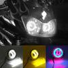 8000LM мотоциклетная фара LED Angel Devil Eyes фара проектора линза дальнего/ближнего света стробоскоп прожектор DRL двойная лампа
