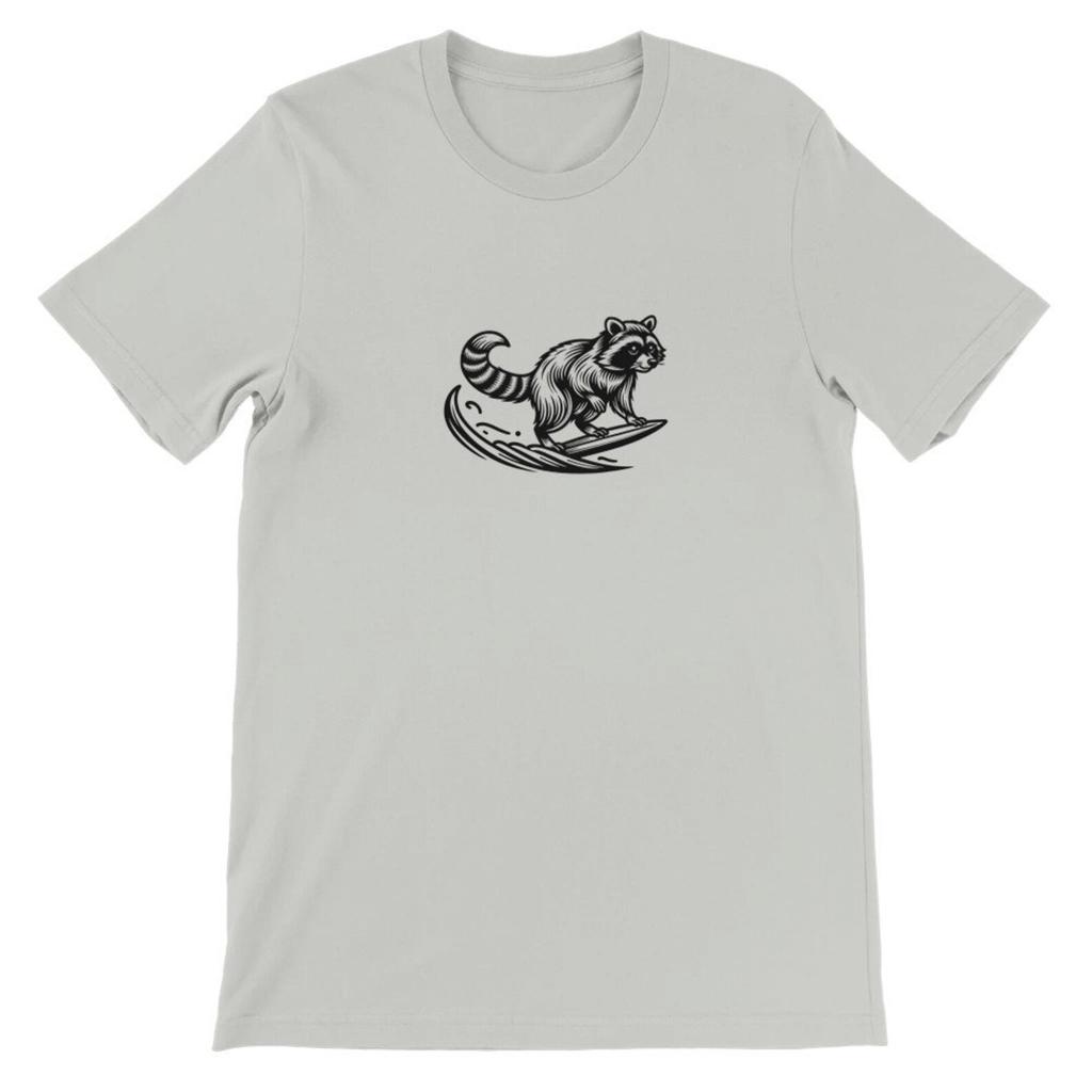 Raccoon Surf Pro Shirt , Unisex, Animal Lover Shirt, Funny Animal T-shirt, Gifts For Him, Gifts for Her