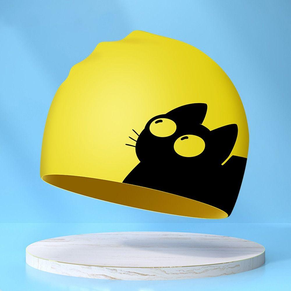 Водонепроницаемая детская шапочка для плавания Силиконовые шапочки для купания Шапочка Водный спорт Детская шапочка для плавания Мальчики Девочки