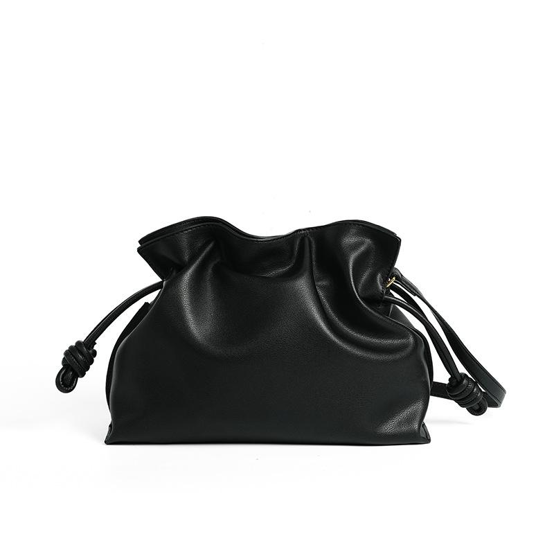 Cloud Bag Casual Women's Cowhide Messenger Bag Women's Hand Leather Commuter Girls Bag Women's High-end Shoulder Bag