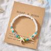 Simple Handmade Braided Shell Bracelets for Women Bohemian Starfish Turtle Adjustable Bracelets Friendship Beach Holiday Jewelry