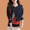 Women's Fall and Winter Casual Comfortable Sweater Middle-aged Temperament Elegant Knitted Bottoming Shirt