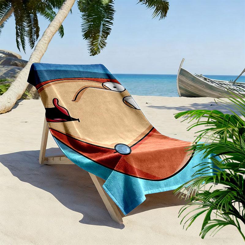 Lois Griffin Print Beach Towel, Large Soft Quick Dry Towel for Beach Camping Swimming
