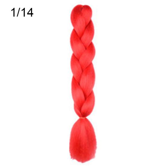 Женские Jumbo вязание крючком плетение Ombre Color Синтетические наращивания волос Kanekalon