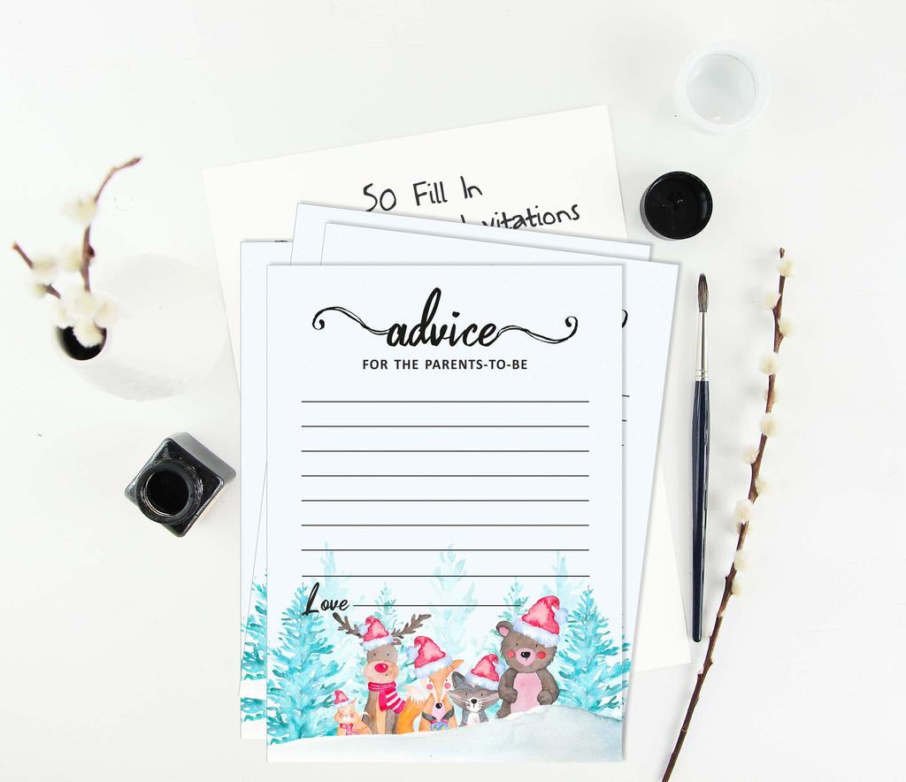 Inkdotpot 50 BabyA AlphabetA ABCA GameA Winter Jungle Theme Baby Shower Game Gender Neutral Party