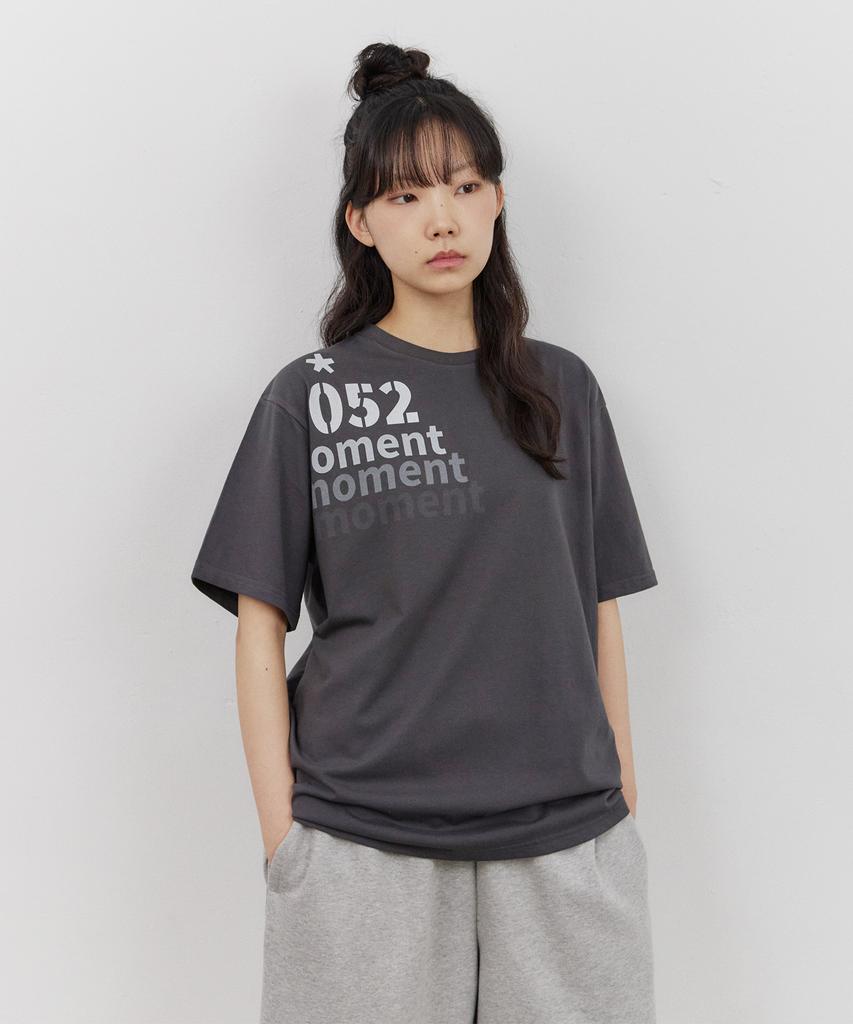 URBANSTOFF Футболка с градиентом Moment (Древесный уголь)