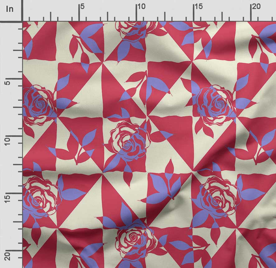 Soimoi Цветочный принт, хлопковый батист, ткань для квилтинга, продаваемая во дворе, хлопчатобумажная ткань средней плотности шириной 42 дюйма,