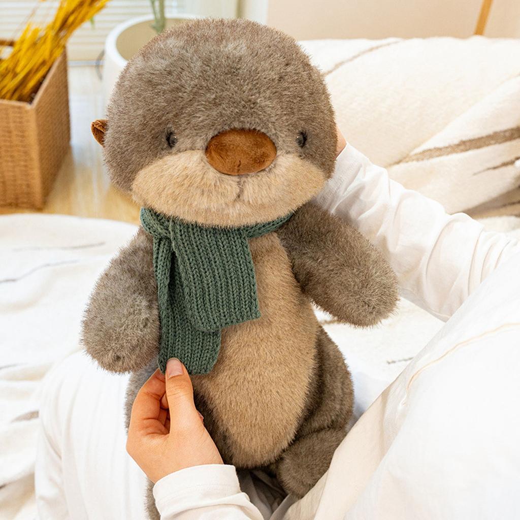 Шарф детская игрушка трансграничная водяная собака плюшевая мультяшная кукла кровать спящая сопровождающая кукла подарок на день рождения