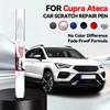 Car Dedicated Car Paint Repair Pen For 2018-2023 CUPRA Ateca Paint Scratch Repair Accessories Bila White Brilliant Silver Magic