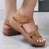 Fashion Women Sandals Classics Summer Sandals Shoers Women Elegant Low Heels Sandalias Mujer 2024 New Summer Shoes Female Wedge Sandals
