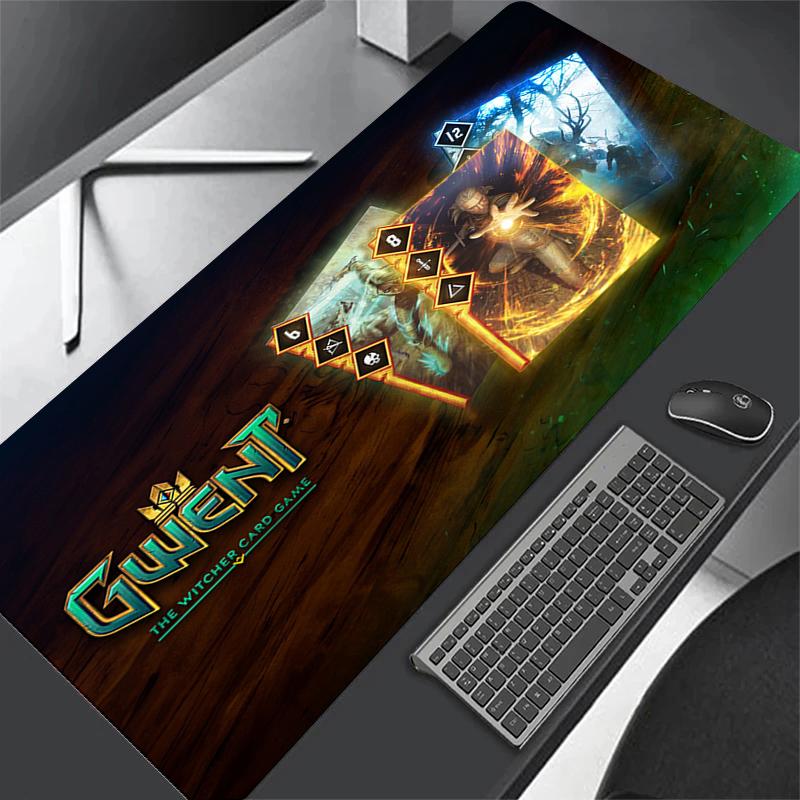 T-The W-Witchers 3 W-Wilds H-Hunt Mouse Pad Desk Accessories Office 900x400mm Mouse Pad Anime Carpet Desk Mat PC Gamer Cabinet