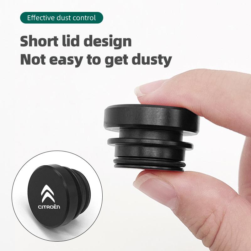 Car Cigarette Lighter Dustproof Plug Button Cover Accessories For Citroen C5 C1 C2 C6 C4L DS3 DS4 DS5 C-Elysee Grand Berlingo aia256