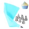 Kitchen Fondant Cupcake Cake Decorating Icing Piping Nozzles Baking Mold Pastry Bag Ice Cream Tool