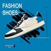 Кроссовки AJ1 Reverse Swoosh Низкие - Совместный бренд Унисекс Ретро Баскетбольные Кроссовки