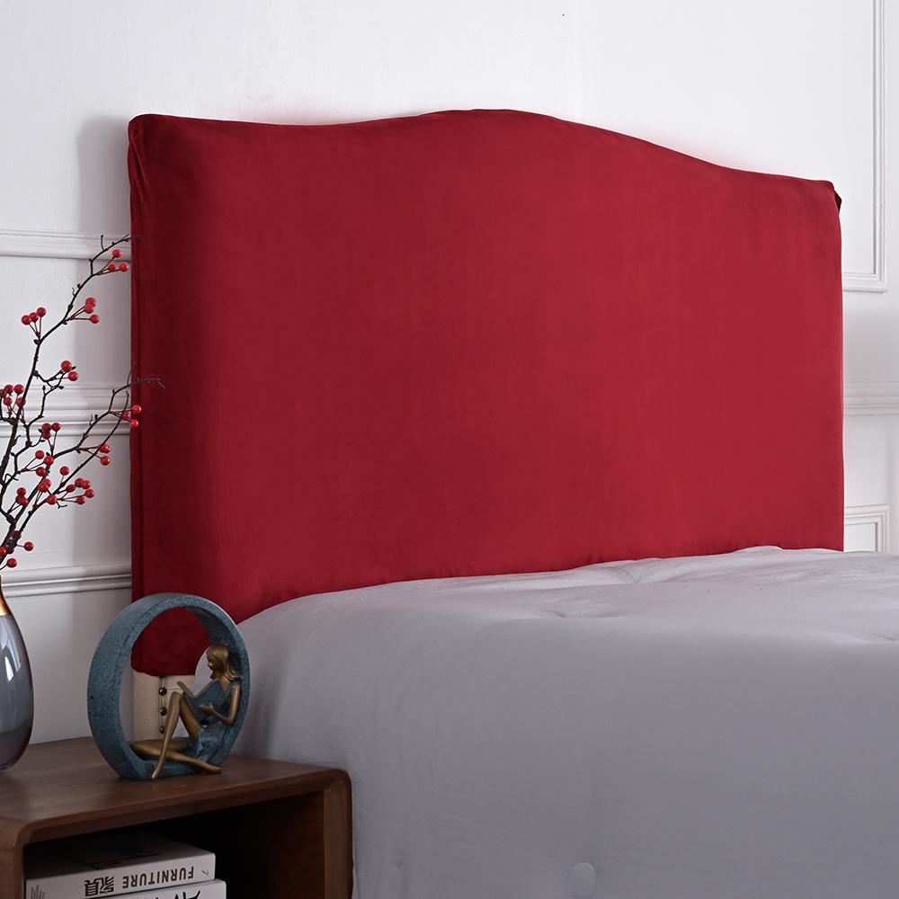 High Elastic All-inclusive Fine Flannel Headboard Cover Dustproof Bed Head Cover Bed Head Back Protection Headboard Dust Cover