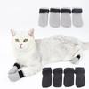 4Pcs/set New Anti-Scratch Pet Claw Cap Breathable Non-Slip Cat Socks Recovery Feet Protector Pet Supplies Mesh Pet Feet Cover