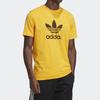 Adidas Футболка Originals Trefoil Мужская Топы Золото GD9913