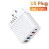 120W USB Type C Charger Fast Charging Charger PD Quick Charge QC3.0 Wall Adapter US EU Plug For iPhone Xiaomi Samsung S22