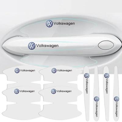 Для Volkswagen VW 8 шт. Наклейки на ручки дверей автомобиля Прозрачная защитная пленка Для Volkswagen GTI Passat Polo Magotan Golf R-Line Je