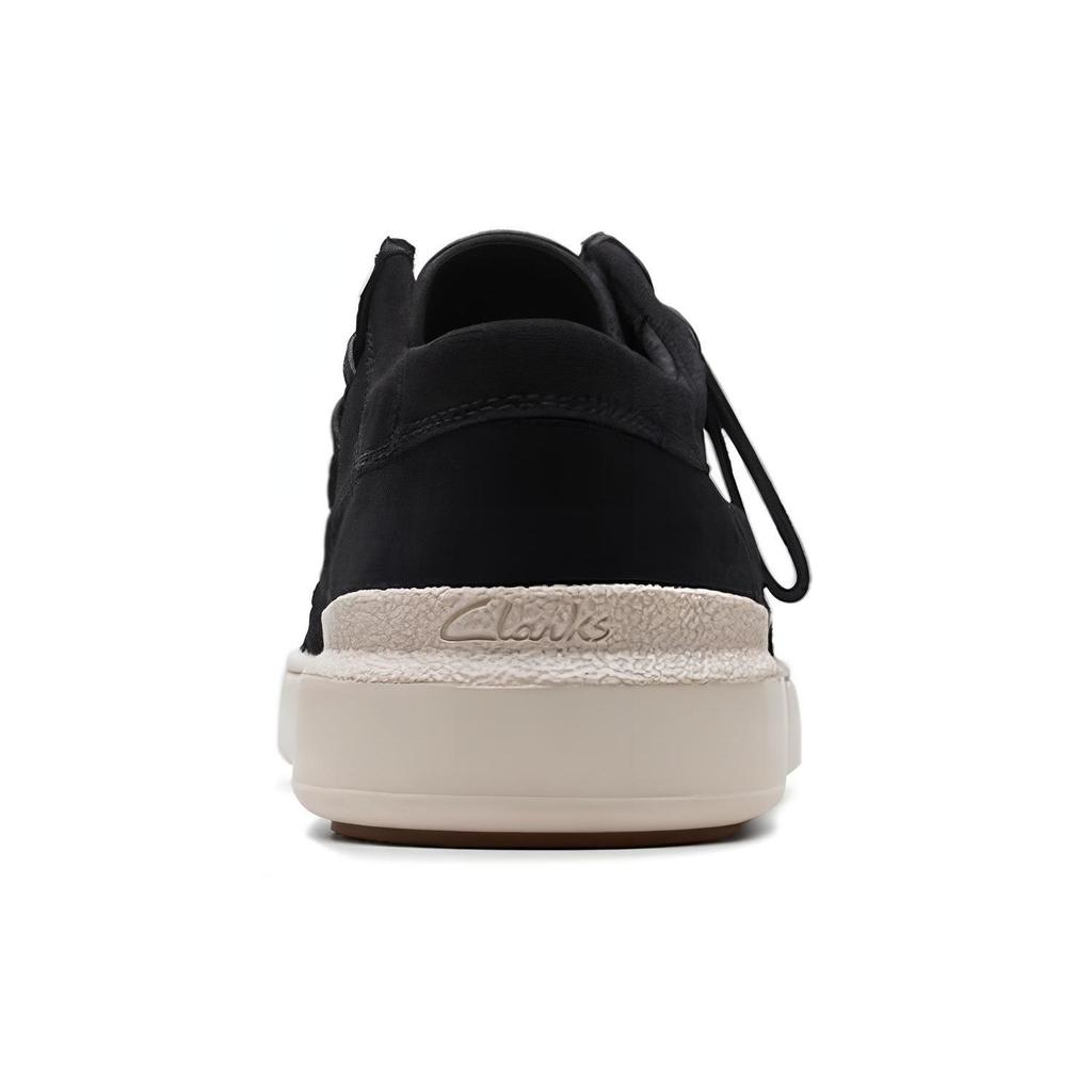 Clarks Замшевые ретро низкие кроссовки Мужские кроссовки Черные 261724497