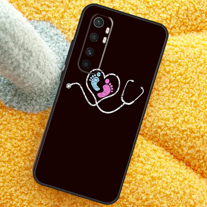Милый Чехол-Сердечко со Стетоскопом для Xiaomi 15 Ultra 14 13T 14T 15T 17 Pro Max Чехол для POCO X7 Pro X5 X6 F5 F6 F7 F8