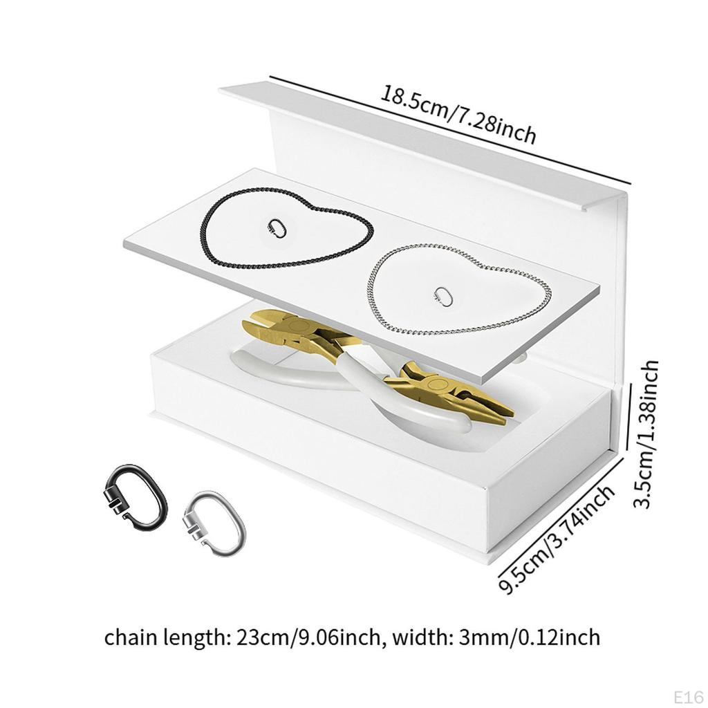 2шт. Набор постоянных браслетов для пар, запертые на руку цепочки, изготовление браслетов своими руками для