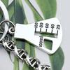 Science Keychain Microscope Chemistry Molecules Key Rings Key Jewelry Metal Texture Suitable for Gifts and Everyday Use