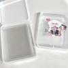 Transparent Storage Box Card Holder Film Storage Box Sticker Stationery Storage