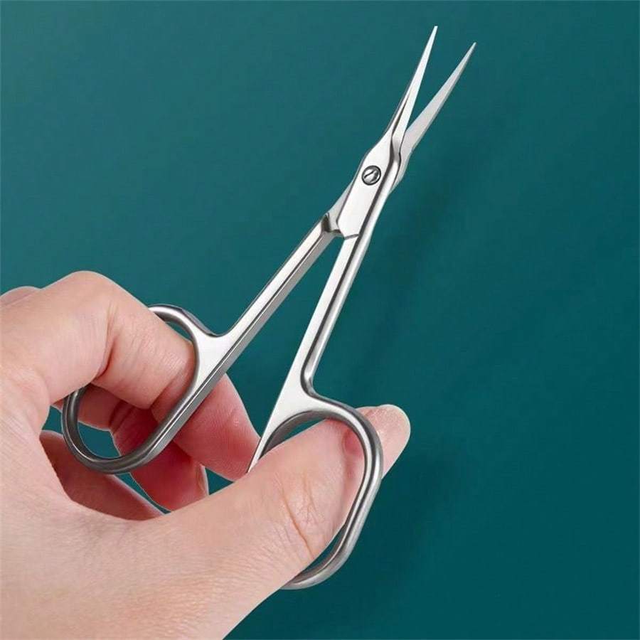 1 шт. Кусачки из нержавеющей стали для удаления ороговевшей кожи и кутикулы, Предварительная обработка для маникюра, Ножницы для бровей и красоты для домашнего салона, Принадлежности для ногтей, Инструменты для ногтей