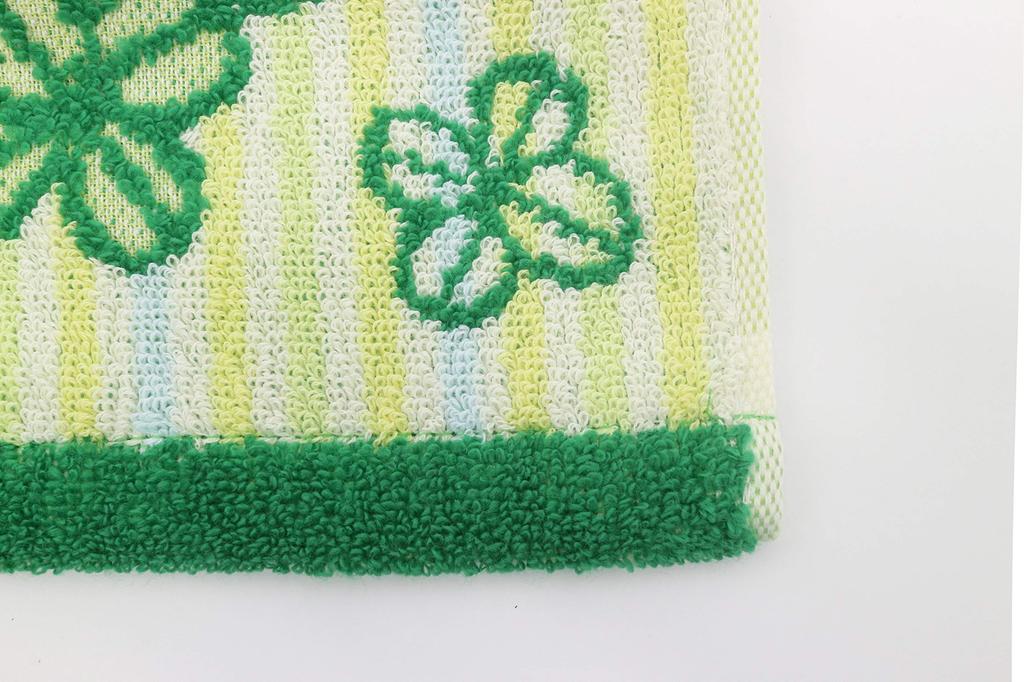 Marushin Face 34 x featuring Four Leaf Clover and 4335001800 Towel, "The Bears' School," 80cm, Jackie, 100% Cotton,