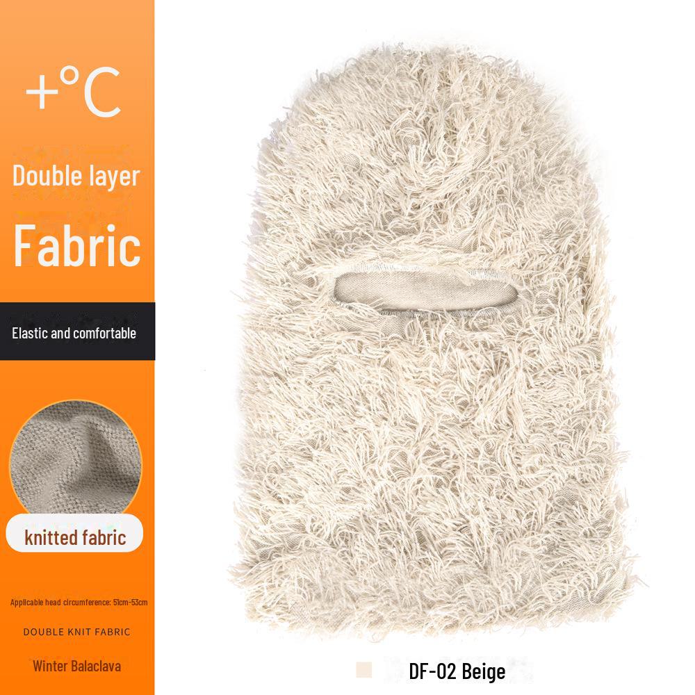 Ruidong Camouflage Woolen Ski Mask Balaclava - Warm Knitted Outdoor Sports Headgear