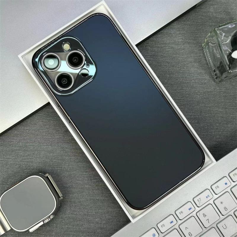 Apple 16 подходит для IPhone15PROMAX гальванизированный AG матовый чехол для мобильного телефона Apple 14 защитный чехол простой